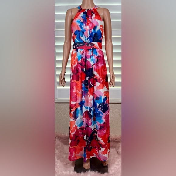 Eliza J Dresses & Skirts - Chiffon layered maxi dress by Eliza J sz 8